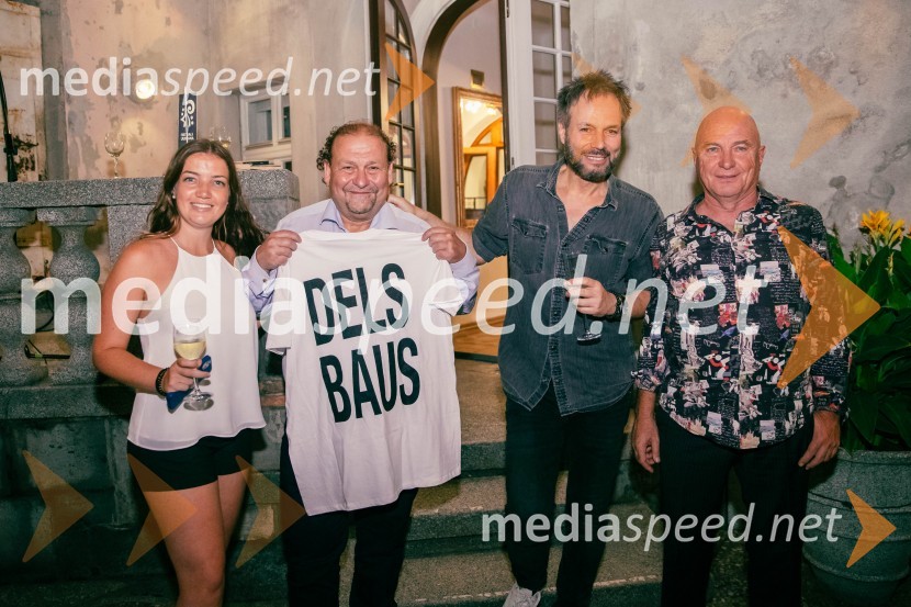  ... ;  Darko  Brlek, direktor in umetniški vodja, Festival Ljubljana;  Josep Vicent, dirigent;  Carlus  Padrissa, režiserLa Fura dels Baus, Joseph Haydn: Stvarjenje na 73. Ljubljana Festivalu