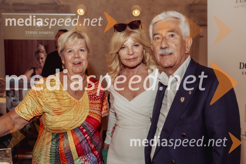  Irena  Butoln, germanistka;  Darja Kuhar Kotnik, soustanoviteljica in podpredsednica Društva za zdravje naroda;  Rajko Kotnik, bivši poslovni direktor Cankarjevega doma, dosedanji predsednik Lions kluba Ljubljana RožnikVečer na Festivalu Ljubljana s Terme Dobrna