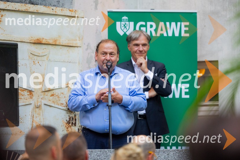  Darko  Brlek, direktor in umetniški vodja, Festival Ljubljana; mag. David Kastelic, predsednik uprave, Grawe zavarovalnica d.dThe Duke Ellington Orchestra, Ljubljana Festival in zavarovalnica Grawe