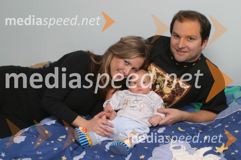 Natka Geržina, Zvone Tomac in sin NikoNatka Geržina in Zvone Tomac