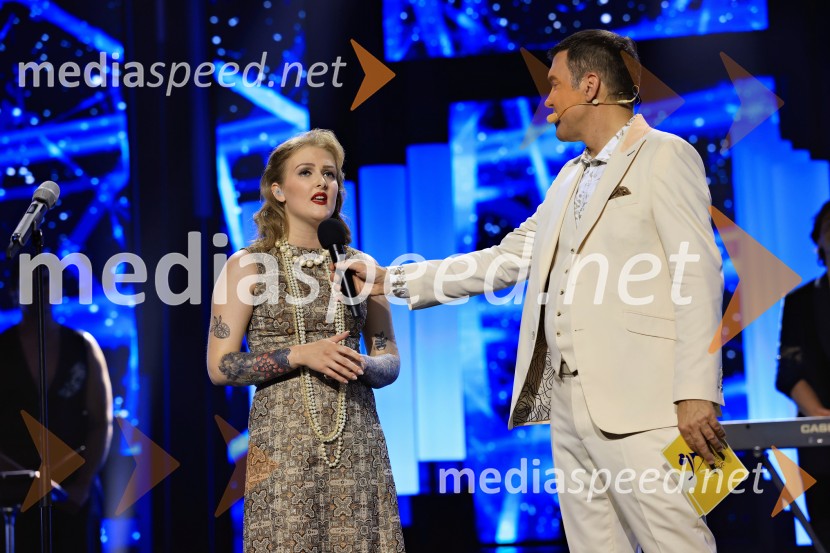  Gaja Kuščer, glasbena skupina Regen ;  Mario Galunič, TV voditelj44. festival Melodije morja in sonca, zmagovalec Dare Kaurič