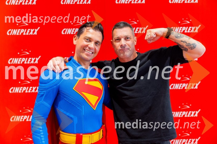  Matic  Gaiser, cosplayer, costumer;  Klemen Bučan, radijski voditelj, stand-up komik, DJVečer superjunakov z legendarnim Supermanom v Cineplexx Ljubljana