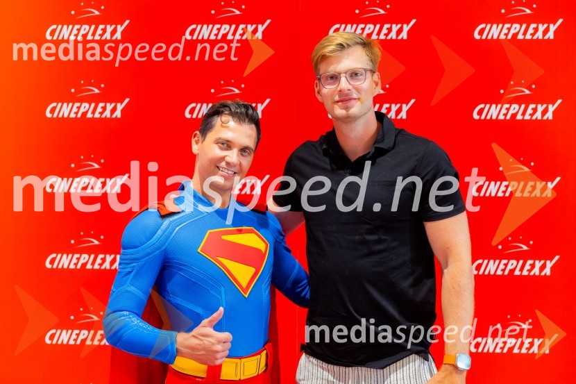  Matic  Gaiser, cosplayer, costumer;   Blaž Kričej Režek, Sanjski moški 2022Večer superjunakov z legendarnim Supermanom v Cineplexx Ljubljana