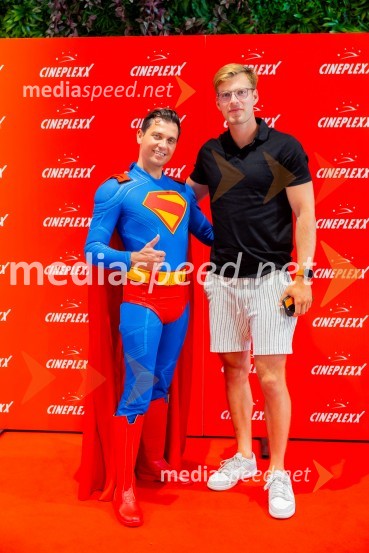  Matic  Gaiser, cosplayer, costumer;   Blaž Kričej Režek, Sanjski moški 2022Večer superjunakov z legendarnim Supermanom v Cineplexx Ljubljana