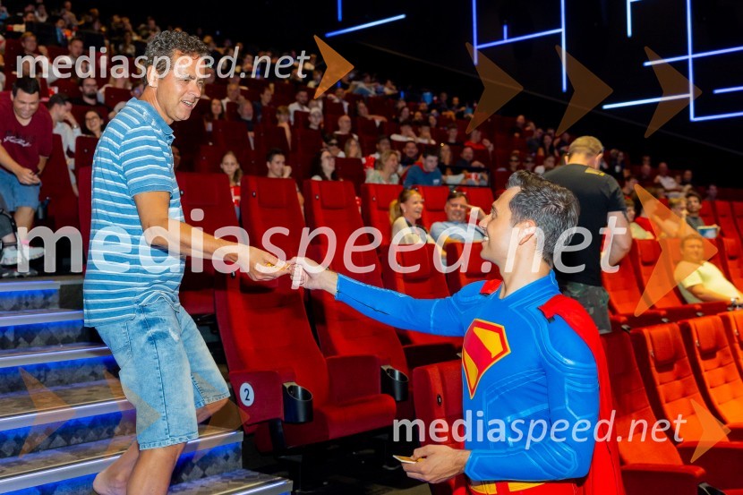  ... ;  Matic  Gaiser, cosplayer, costumerVečer superjunakov z legendarnim Supermanom v Cineplexx Ljubljana