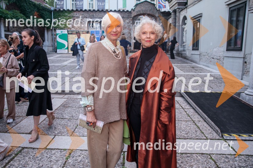  Barbra Drnač, novinarka, plesalka, koreografinja in televizijska voditeljica;  Mojca Makuc, modna oblikovalkaBaletni večer Edwarda Cluga na Ljubljana Festivalu