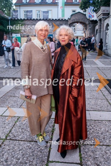  Barbra Drnač, novinarka, plesalka, koreografinja in televizijska voditeljica;  Mojca Makuc, modna oblikovalkaBaletni večer Edwarda Cluga na Ljubljana Festivalu