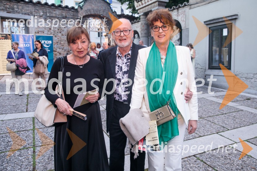 mag. Milena Gregorčič, akademska slikarka;  Tomo Vran, akademski slikar;  Viviana VranBaletni večer Edwarda Cluga na Ljubljana Festivalu