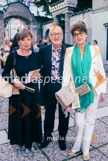 mag. Milena Gregorčič, akademska slikarka;  Tomo Vran, akademski slikar;  Viviana VranBaletni večer Edwarda Cluga na Ljubljana Festivalu