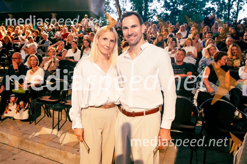  Tanja Česen;  Matevž Česen, poklicni plesalec, koreograf, trener športnega plesa, plesni sodnik Baletni večer Edwarda Cluga na Ljubljana Festivalu