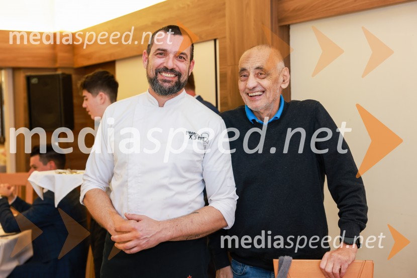  David Skoko, hrvaški Chef, Konoba Batelina;  Dušan Erjavec, ravnatelj, Srednja šola za gostinstvo in turizem MariborPoslovil se je Dušan Erjavec, dolgoletni ravnatelj mariborske Srednje šole za gostinstvo in turizem