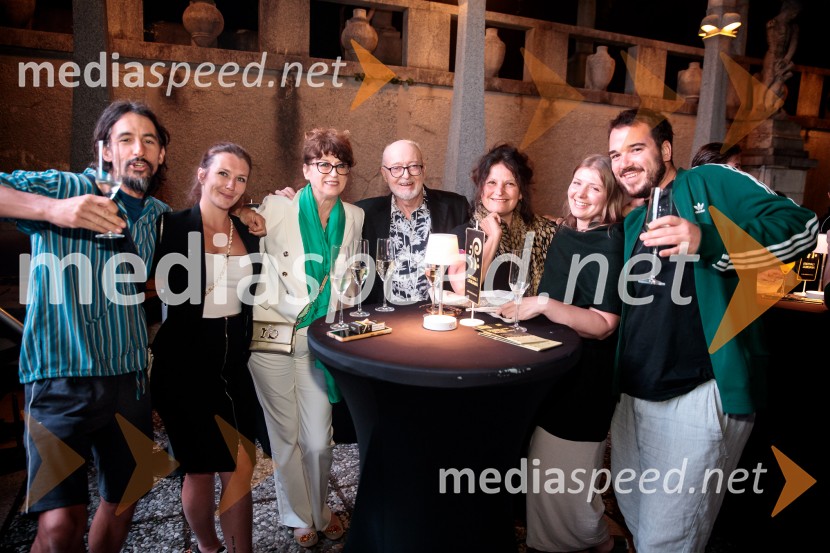  ... ;  ... ;  Viviana Vran;  Tomo Vran, akademski slikar;  ... ;  ... ;  ... Baletni večer Edwarda Cluga na Ljubljana Festivalu