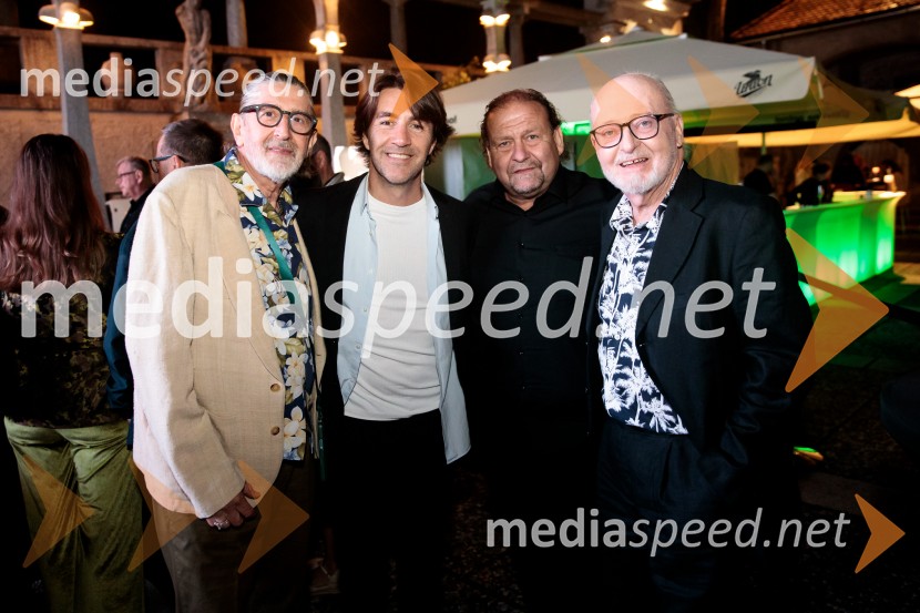  Leo Kulaš, kostumograf;  Edward Clug, umetniški direktor, Balet SNG Maribor;  Darko  Brlek, direktor in umetniški vodja, Festival Ljubljana;  Tomo Vran, akademski slikarBaletni večer Edwarda Cluga na Ljubljana Festivalu