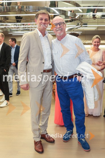 prof. dr. Zdravko Kačič, rektor Univerze v Mariboru;  Tomaž Domicelj, glasbenikFantom iz opere, slavni muzikal na Ljubljana festivalu