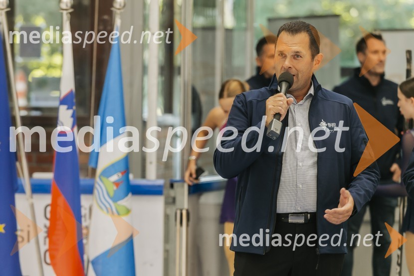  Anton Mežan, župan, Občina BledOdprtje prenovljene Ledene dvorane Bled