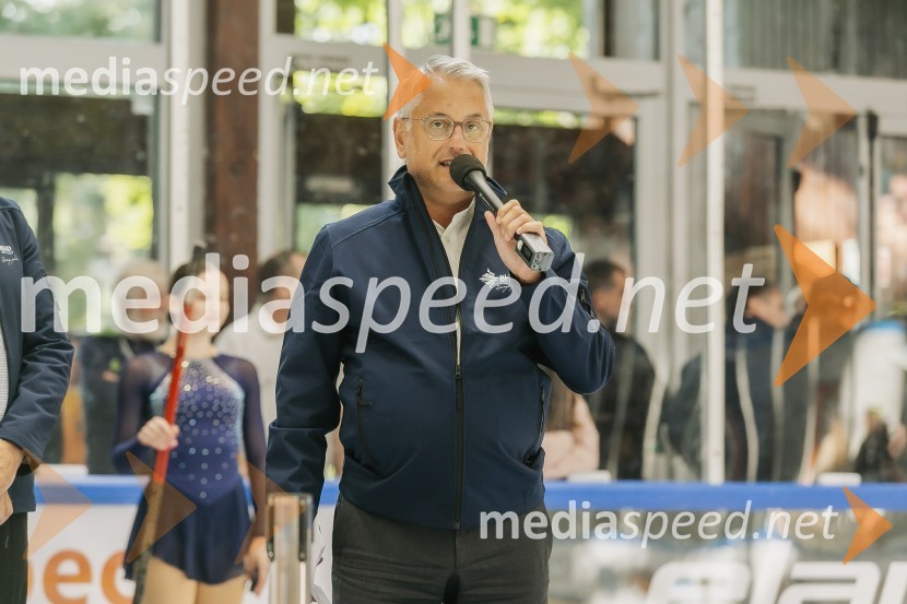  Matjaž Han, minister za gospodarstvo, turizem in športOdprtje prenovljene Ledene dvorane Bled