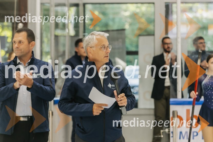  Matjaž Han, minister za gospodarstvo, turizem in športOdprtje prenovljene Ledene dvorane Bled