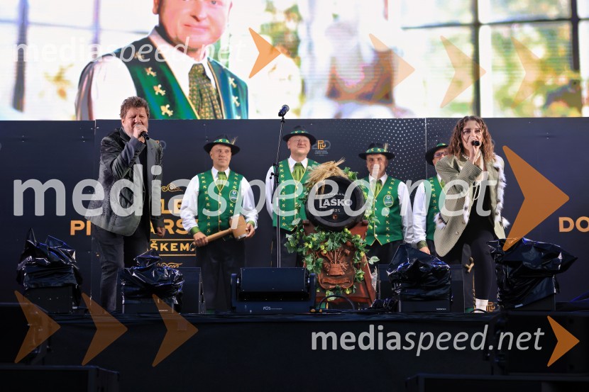  Tomislav  Jovanović - Tokac, pevec skupine Dan D;  Maja Keuc, pevka, Amaya60. festival Pivo in cvetje 2025 odprli Magnifico, Šank Rock, Jan Plestenjak, Luka Basi in Dejan Dogaja