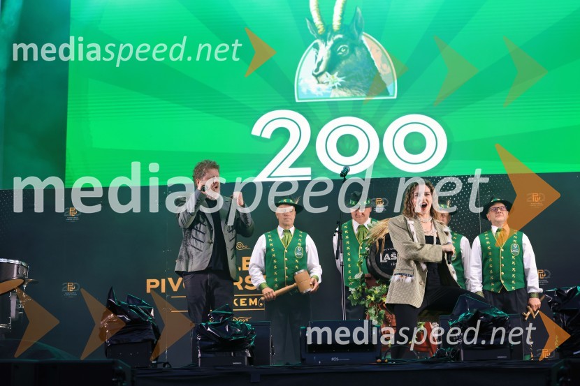  Tomislav  Jovanović - Tokac, pevec skupine Dan D;  Maja Keuc, pevka, Amaya60. festival Pivo in cvetje 2025 odprli Magnifico, Šank Rock, Jan Plestenjak, Luka Basi in Dejan Dogaja