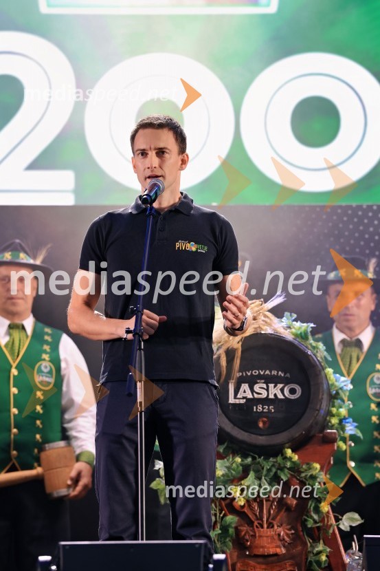  Marko Šantej, župan, Občina Laško60. festival Pivo in cvetje 2025 odprli Magnifico, Šank Rock, Jan Plestenjak, Luka Basi in Dejan Dogaja