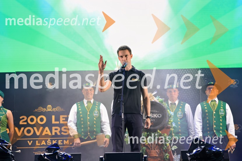  Marko Šantej, župan, Občina Laško60. festival Pivo in cvetje 2025 odprli Magnifico, Šank Rock, Jan Plestenjak, Luka Basi in Dejan Dogaja
