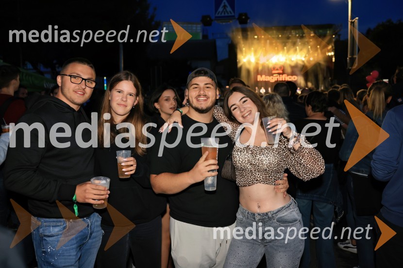 60. festival Pivo in cvetje 2025 odprli Magnifico, Šank Rock, Jan Plestenjak, Luka Basi in Dejan Dogaja