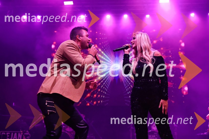  Luka Basi, pevec;  Nastja  Gabor, pevka60. festival Pivo in cvetje 2025 odprli Magnifico, Šank Rock, Jan Plestenjak, Luka Basi in Dejan Dogaja