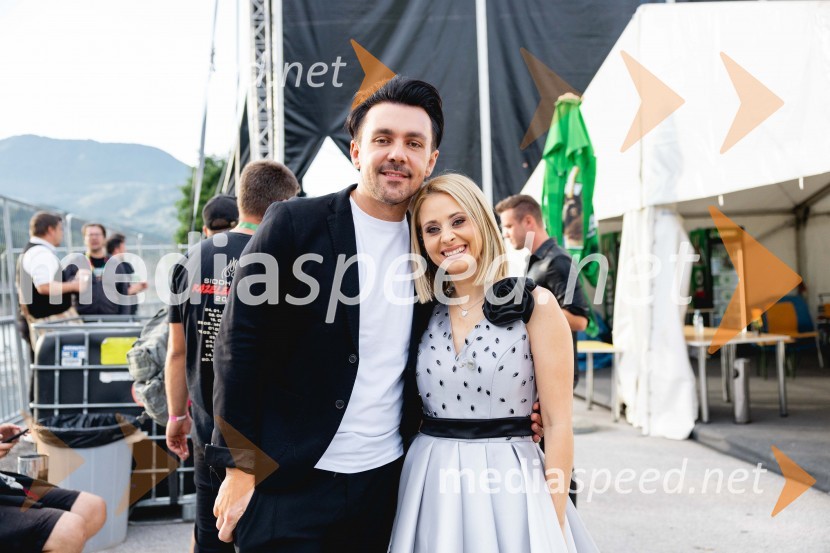  Aleš Vovk - Raay, glasbenik, duo Maraaya;  Marjetka Vovk, pevka, duo Maraaya60. festival Pivo in cvetje 2025 odprli Magnifico, Šank Rock, Jan Plestenjak, Luka Basi in Dejan Dogaja