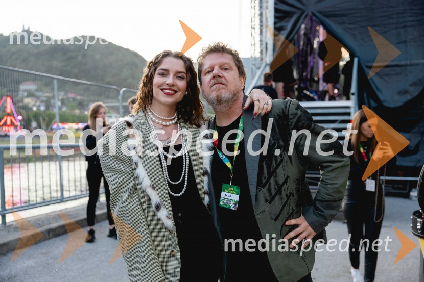  Maja Keuc, pevka, Amaya;  Tomislav  Jovanović - Tokac, pevec skupine Dan D60. festival Pivo in cvetje 2025 odprli Magnifico, Šank Rock, Jan Plestenjak, Luka Basi in Dejan Dogaja