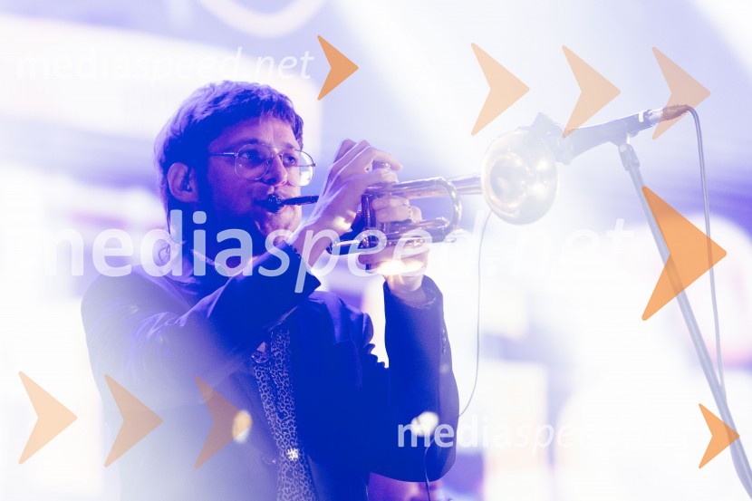  Luka Ipavec, glasbenik, skupina Manouche60. festival Pivo in cvetje 2025 odprli Magnifico, Šank Rock, Jan Plestenjak, Luka Basi in Dejan Dogaja