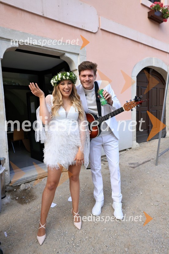  Tjaša Hrovat Steklasa, pevka;  Uroš Steklasa, glasbenikPivo in cvetje 2025, sobota, na odrih Severina, Vlado Kreslin, Big foot Mama, Joker Out, Fehtarji, Flirt