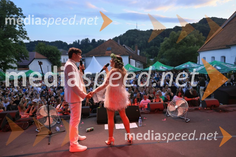  Uroš Steklasa, glasbenik;  Tjaša Hrovat Steklasa, pevkaPivo in cvetje 2025, sobota, na odrih Severina, Vlado Kreslin, Big foot Mama, Joker Out, Fehtarji, Flirt