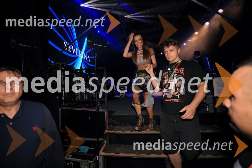  Severina Vučković, pevka;  ... Pivo in cvetje 2025, sobota, na odrih Severina, Vlado Kreslin, Big foot Mama, Joker Out, Fehtarji, Flirt