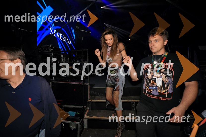  Severina Vučković, pevka;  ... Pivo in cvetje 2025, sobota, na odrih Severina, Vlado Kreslin, Big foot Mama, Joker Out, Fehtarji, Flirt