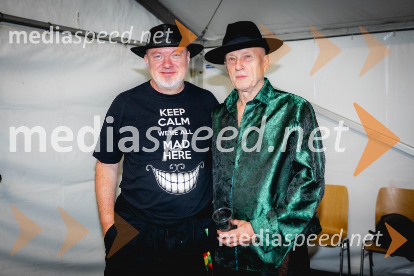  Urban Centa, organizator glasbenega programa ;  Vlado Kreslin, glasbenikPivo in cvetje 2025, sobota, na odrih Severina, Vlado Kreslin, Big foot Mama, Joker Out, Fehtarji, Flirt