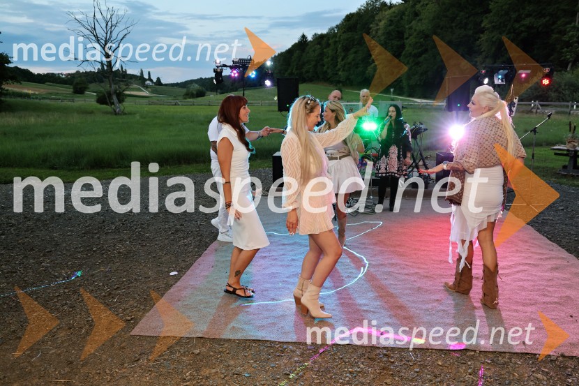 Piknik pod kozolcem na posestvu Štajerski cvet