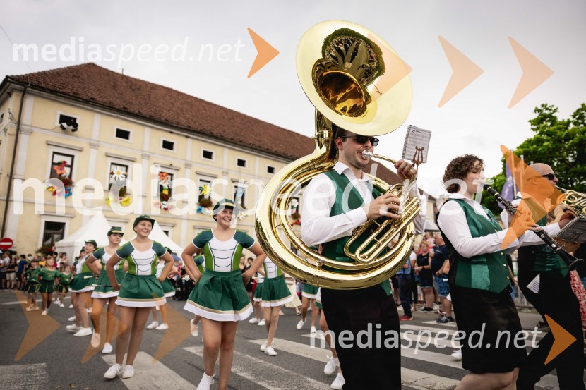 Pivo in cvetje 2025, ohcet in zaključna povorka