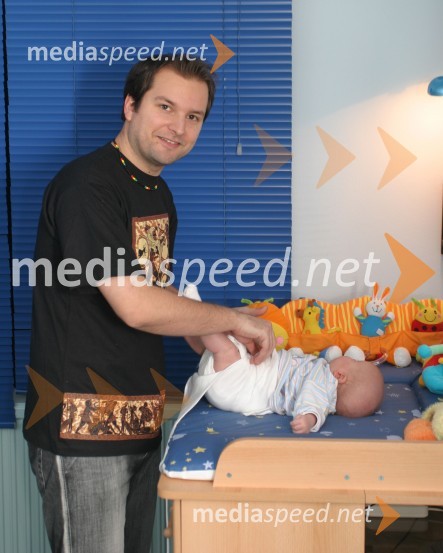 Zvone Tomac in sin NikoNatka Geržina in Zvone Tomac