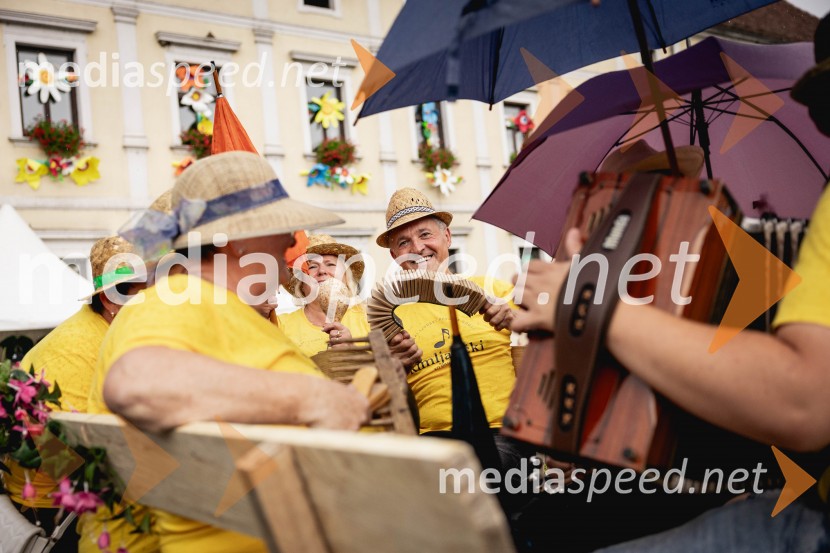 Pivo in cvetje 2025, ohcet in zaključna povorka