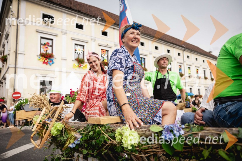 Pivo in cvetje 2025, ohcet in zaključna povorka