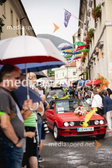 Pivo in cvetje 2025, ohcet in zaključna povorka