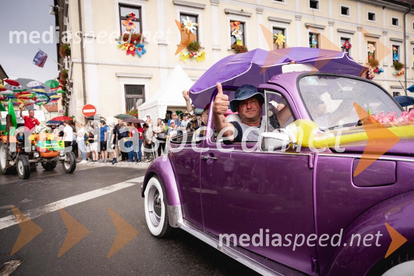 Pivo in cvetje 2025, ohcet in zaključna povorka