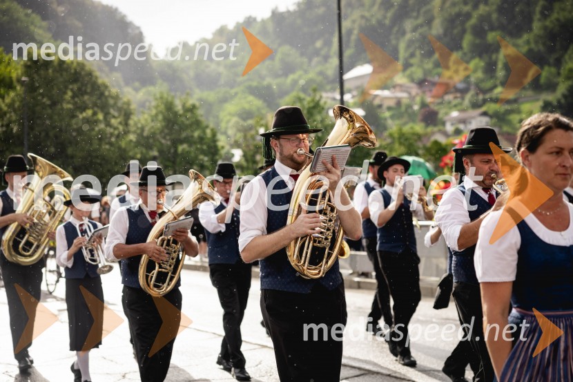Pivo in cvetje 2025, ohcet in zaključna povorka