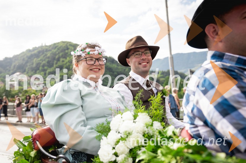  Anja Majoranc;  Matej MajorancPivo in cvetje 2025, ohcet in zaključna povorka