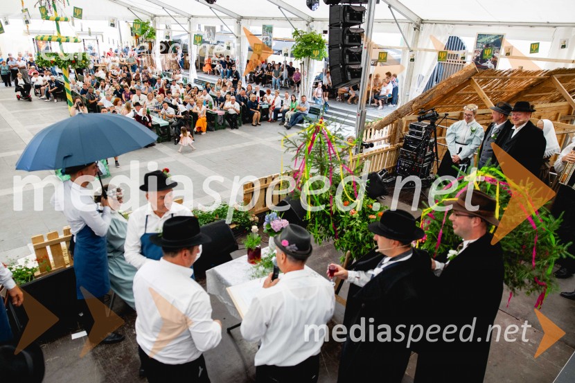 Pivo in cvetje 2025, ohcet in zaključna povorka