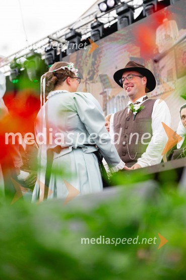  Anja Majoranc;  Matej MajorancPivo in cvetje 2025, ohcet in zaključna povorka