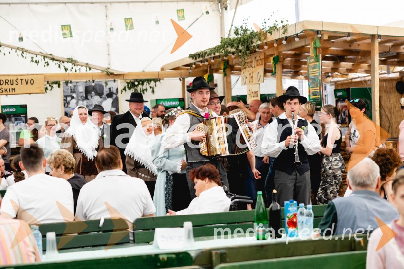 Pivo in cvetje 2025, ohcet in zaključna povorka