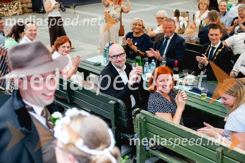 Pivo in cvetje 2025, ohcet in zaključna povorka