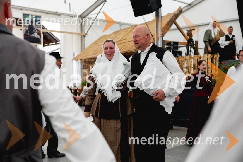 Pivo in cvetje 2025, ohcet in zaključna povorka