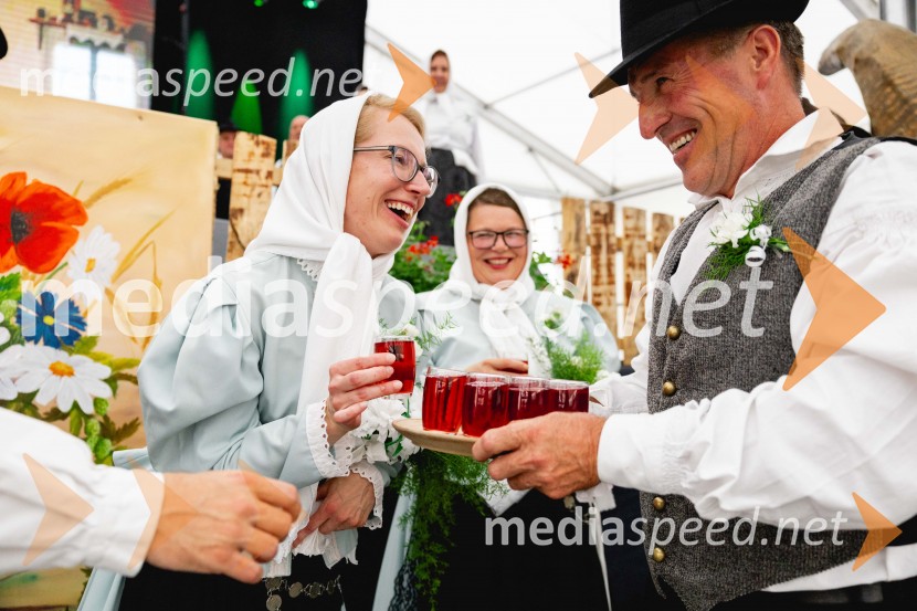 Pivo in cvetje 2025, ohcet in zaključna povorka